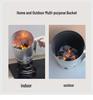 Cubo de Acero Inoxidable para Encendido de Carbón para Parrillas de Exterior