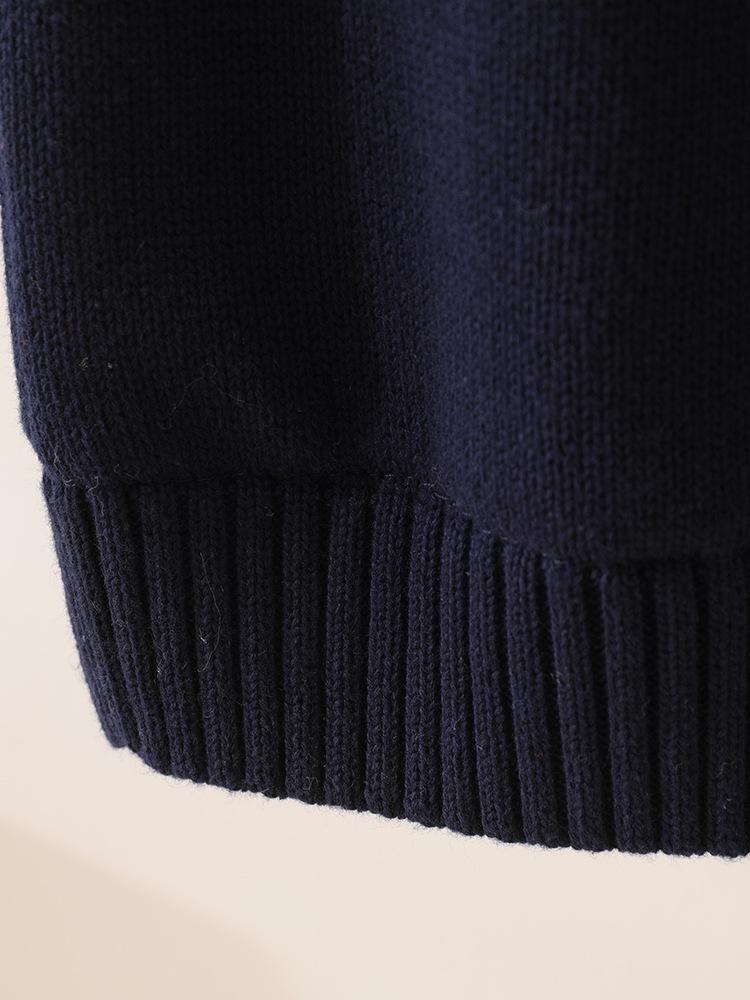 Kids' Preppy Fleece-Lined Vest - Warm School Uniform Sweater for Boys and Girls