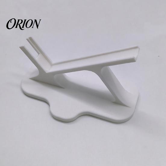 Showcase Phone Holder Lazy Stand, Ergonomic Curved for Side Lying Bed Mobile Sofa, Hands-Free Cradle Watching Video, Portable Desk Accessory
