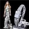 Women's Bracelet Watch Light Luxury Trendy Printed Royal Roman Style Gold Square Ladies Fashion Quartz Watches  Accessories