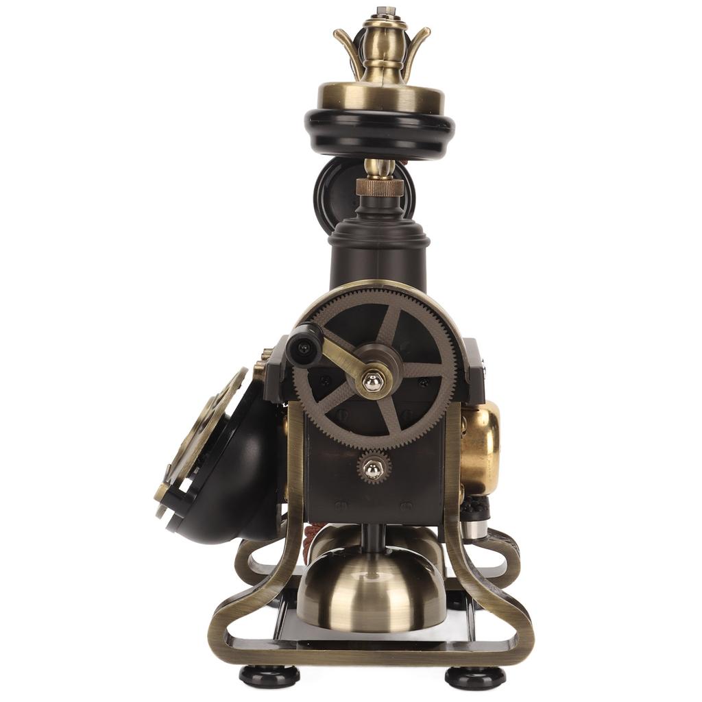 Antique Telephone Retro Vintage Rotary Dial Old Fashion Corded Landline Telephone for Home Home Accessories