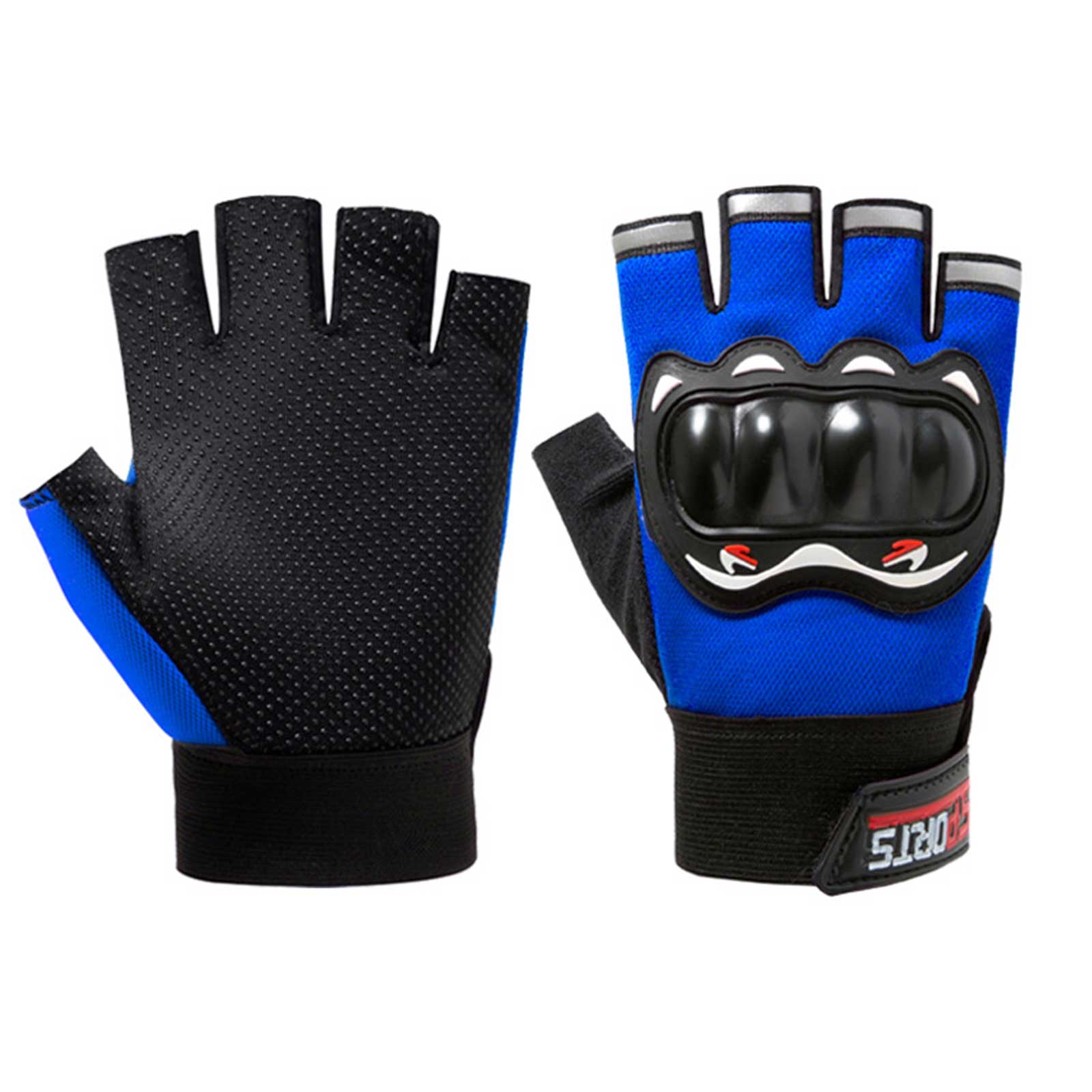 Мотоциклетные перчатки без пальцев Аксессуары Перчатки с половиной пальцев Короткие перчатки для мотокросса Велосипедные перчатки без пальцев Противоскользящие велосипедные перчатки бежевый