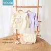 Baby Girls' Long-Sleeve Two-Piece Outfit
