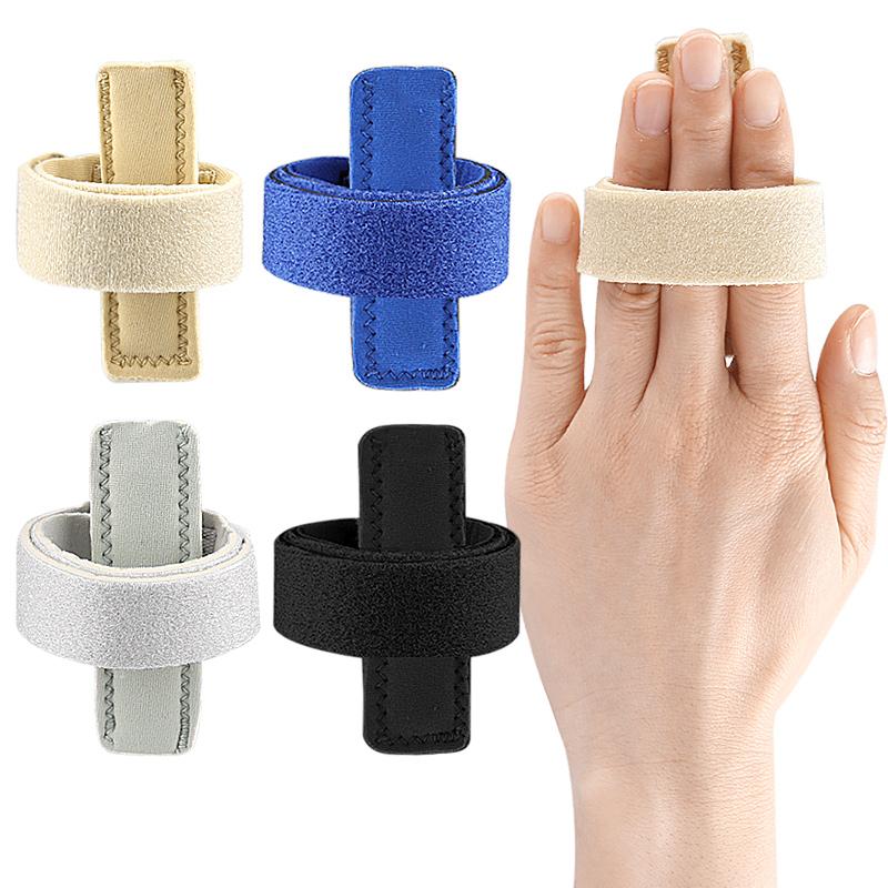 Finger Fixing Belt Aluminum Strip Fixed Support Auxiliary Finger Guard Velcro Self-Adhesive Adjustable Finger Strap Model 024 One size чёрный