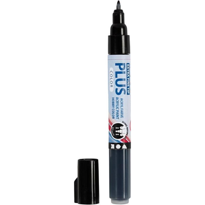 Felt-tip Pen - Plus Color - Black - 14.5 Cm - 0.7 Mm Tip - 1 Piece