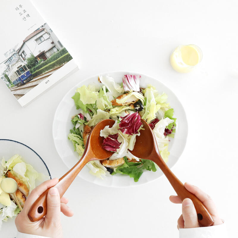 Yesodam lacquerware salad spoon and fork spoon