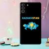 Kazakhstan Flag Phone Case For Samsung Galaxy S24 S25 Ultra S21 S22 S23 Ultra S9 S10 S20 Plus S25 FE Cover