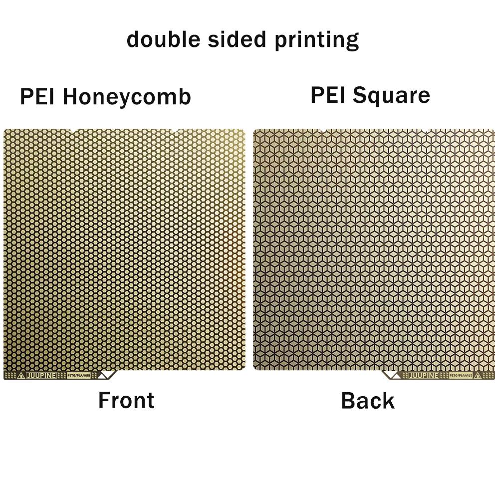 For Anycubic Kobra S1 Plate Pei Bed 264x276 Textured Kobra S1 Combo Plate Double Sided Heatbed Kobra S1C 3d Printer Accessories