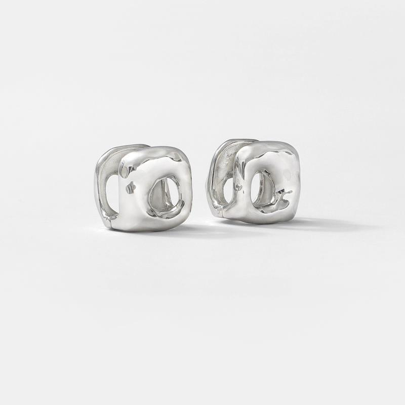 Minimalist Geometric Square & Round Earrings for Women - European & American Style