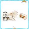 Remote Assembled Wooden Controlled Combat Vehicle With Rotating Children Toy Set
