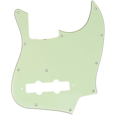 Musiclily Pro 11-Hole JB Jazz Bass Pickguard, Made In Japan, for 4-String Fender Japan Jazz Bass, 3-Piece Mint Green