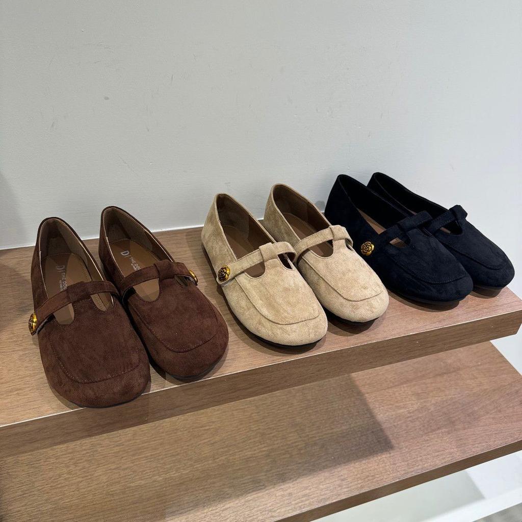 Fashion New Women's Fashion Women Loafers Ballet Dance Shoes Slip On Cross Strap  Black Beige Brown Flat Low Heels Autumn Spring Dress