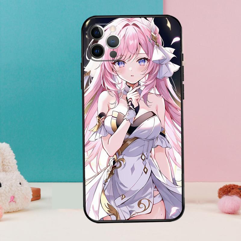 

Elysia Honkai impact Phone Case For iPhone 17 Air 16 15 13 12 11 14 Pro Max 12 13 mini 15 16 Plus 16e Cover Coque iPhone 11Pro MAX