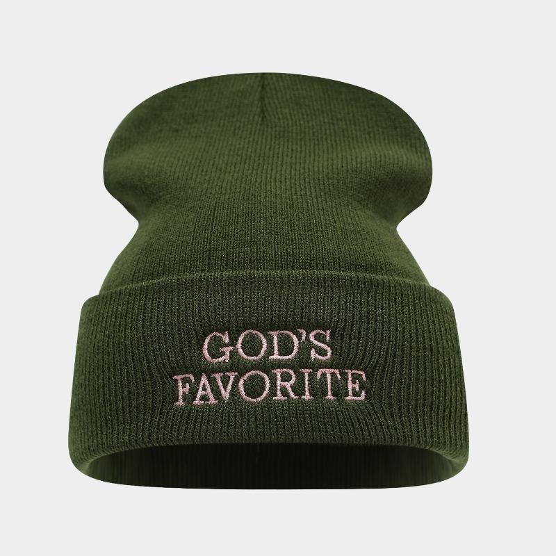 Outdoor Sport Mode Strickmütze Damen Street Fashion Spice Girl Alphabet Wollmütze Paar Trendmütze Kaltmütze Herren