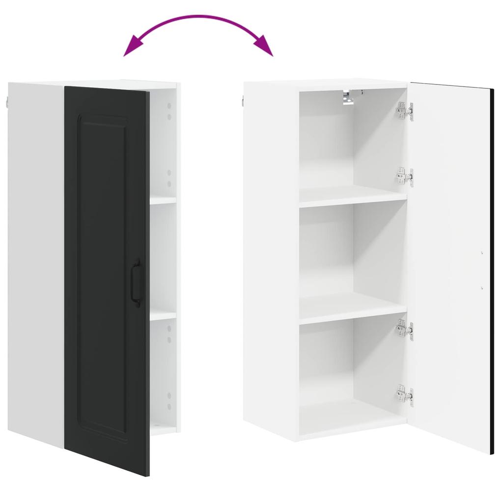 Dishwasher Front Panel Kalmar Black 40 x 31 x 100 cm
