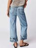 Women's Mid-Waist Straight Leg Embroidered Jeans - Popular Bestseller in Europe and America