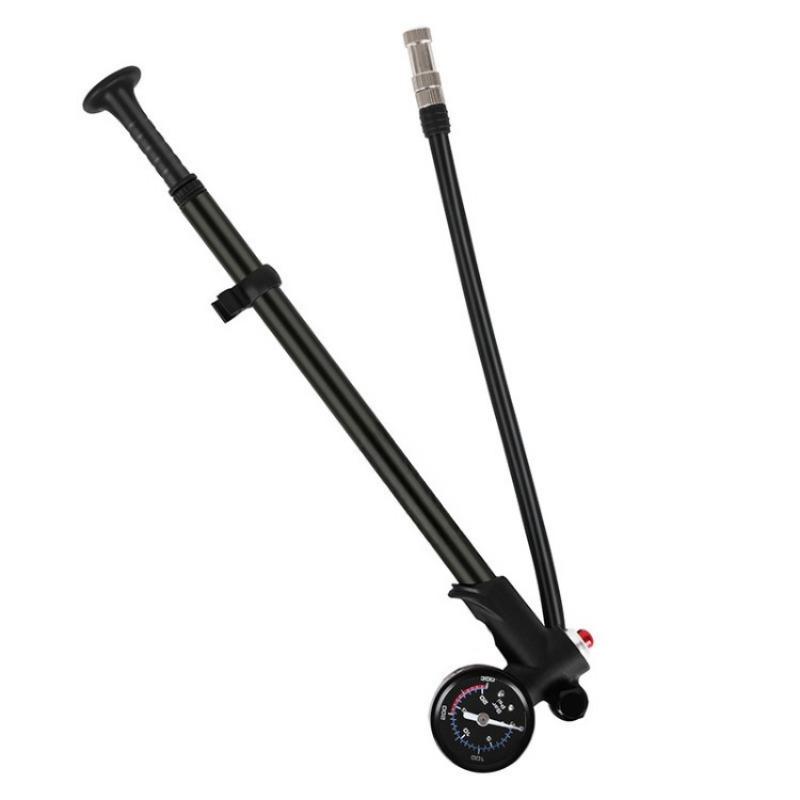 Light Pressure Cylinder Aluminum Alloy Front Fork Pump Rear Shocked Absorber Road Bicycle Inflatable 300PSI Bike Accessories