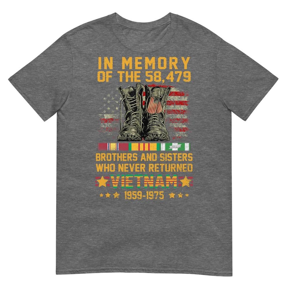 In Memory Of The 58479 Brothers And Sisters Vietnam Veteran TShirt