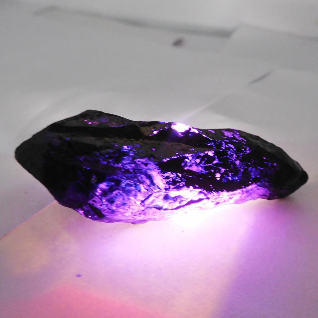 CERTIFIED 36 Ct Natural Uncut Rough Sapphire Purple Loose Gemstone