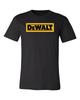 Tričko Dewalt Tools s černým logem 6 velikostí S-5XL! Rychlé odeslání! Unisex tričko