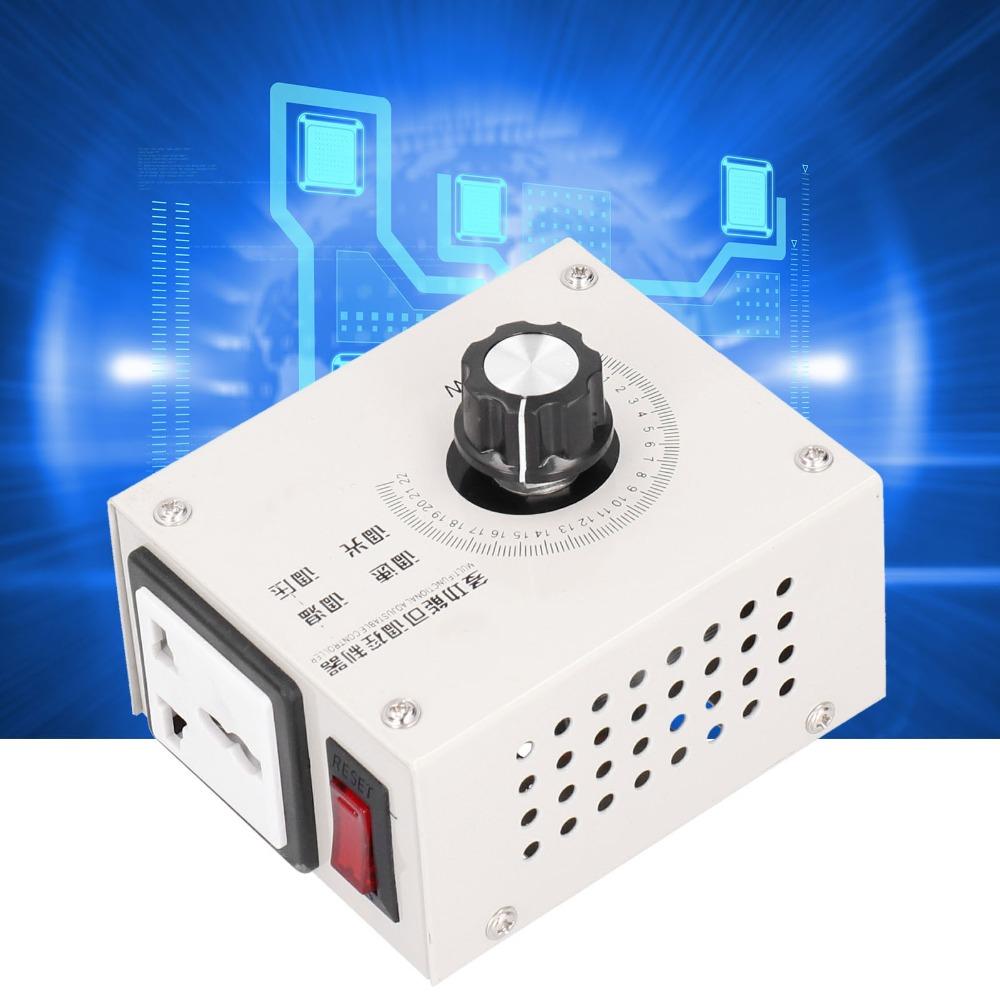 Stepless Adjustment SCR Voltage Regulator AC110/220V Voltage Regulator Dimmer  Industrial Equipment