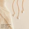 Stainless Steel Irregular Pearl Necklace: Retro Clavicle Chain with Versatile, Chic Design
