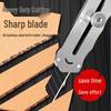 Ultra Sharp Heavy Duty Stainless Steel Craft & Wallpaper Knife with All-Metal Holder
