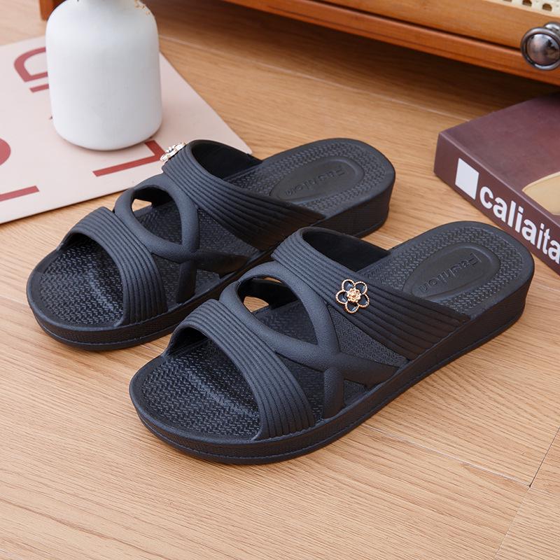 

Женские удобные ПВХ шлепанцы - Идеально подходят для весны, лета и осени для ношения на улице и дома 38-39 (fits 37-38)