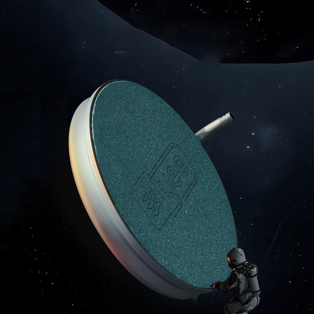 Air Stone Disk, Aquarium Air Stone, Silent Bubble Stone With Suction Cups Air Pump Accessories For Aquarium Fish Tank