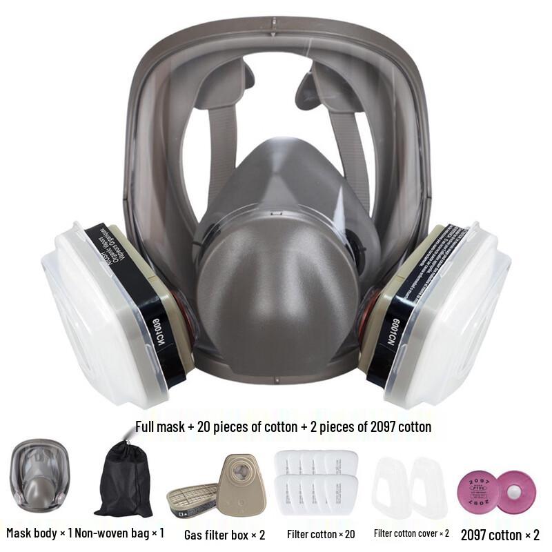 DAXTE Full Face Respirator Mask Kit