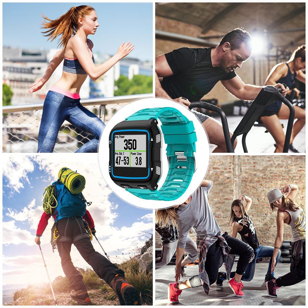 Silikon Uhrenarmbänder Ersatzbänder Weich Bequem mit Stahlschließe Uhrenarmband Kompatibel