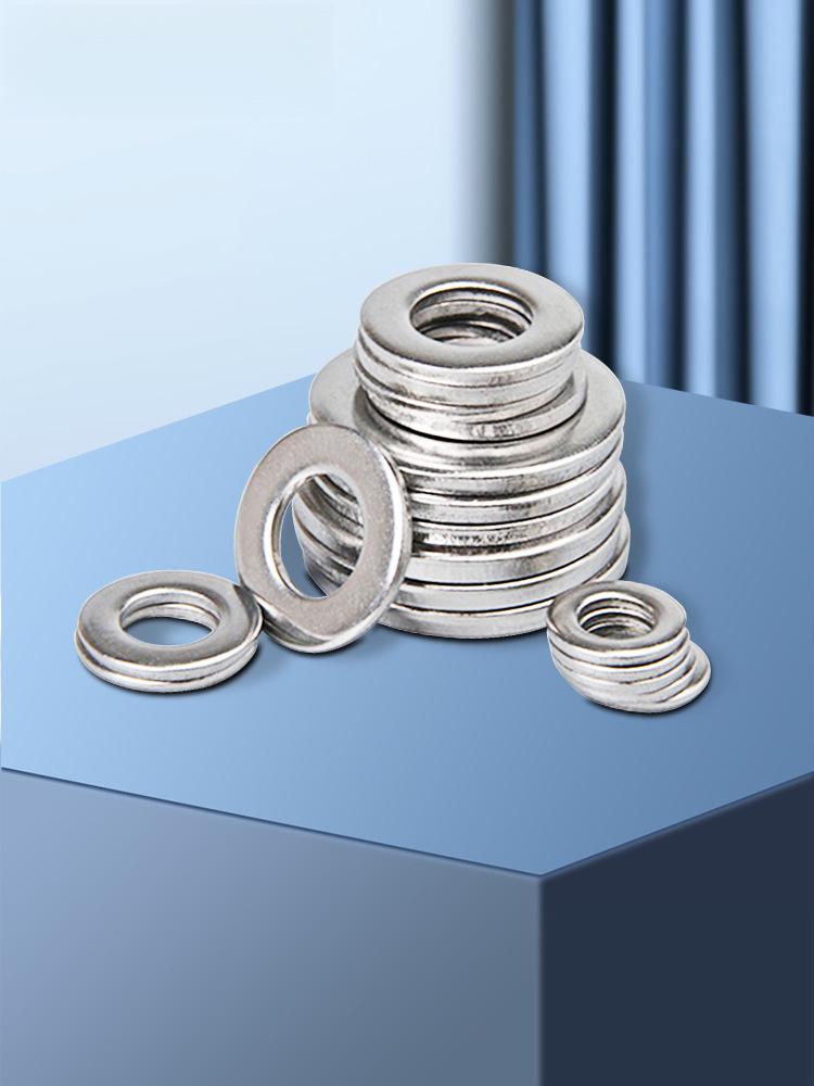Thickened 304 Stainless Steel Flat Washer - Oversized Thin Metal Spacer (M3, M4, M6, M8, M12)