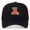 Net Baseball Stitching Embroidered Bear Little Neutral Gender Women  Men For Caps Spring And Summer Outdoor Adjustable Casual Hats Sunscreen Hat