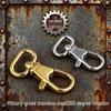316 Stainless Steel Swivel Spring Clip Keyring Dog Clip & Bag Hardware Buckle