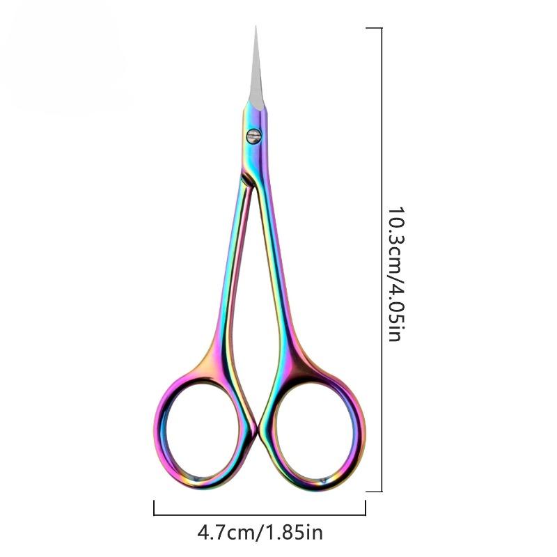 

3 цвета Маникюрные ножницы из нержавеющей стали для ухода за ногтями Ручка Кусачки для кутикулы Ножницы для удаления омертвевшей кожи Инструменты для красоты