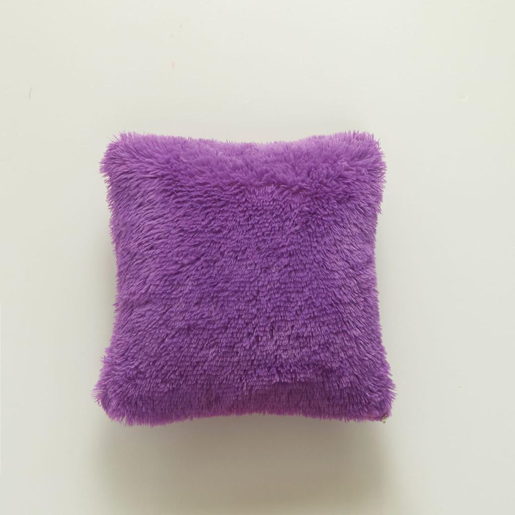 Korean Plush Pillow Cover, Crystal Plush Sea Lion Pillow, Soft and Comfortable Solid Color Creative Cushion Cover