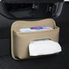 Auto-Taschentücherbox Leder Papiertuchspender Serviettenhalter Für Auto Für Sitzlehne Armlehne Konsole Sonnenblende SUV LKW Zuhause
