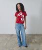 Eikyueikyuhauseukeulleob Puzzle Big Logo T-Shirt [Red]