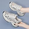 Dad shoes women's new summer thick-soled heightening mesh white shoes casual sports mountaineering shoes new thick-soled