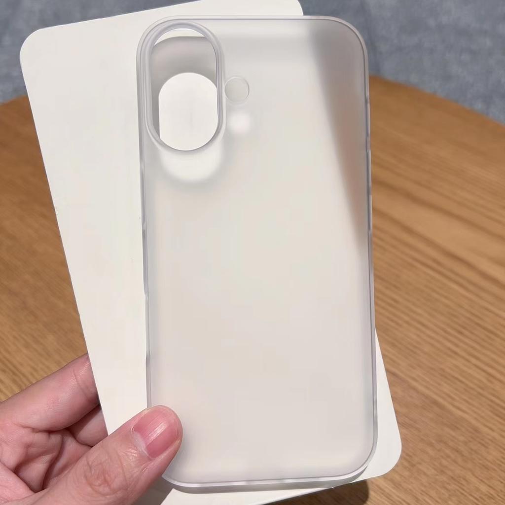 Ultra tenký matný kryt na telefon pro iPhone 17 Air 16 15 14 Plus 13 12 Pro Max Průsvitný tvrdý matný PC nárazuvzdorný kryt