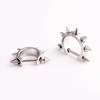 1pc Stainless Steel Taper Spike Rivet Ear Hoop Pierced Earring Men Women Punk Rock Cartilage Tragus Helix Piercing Earrings 16G