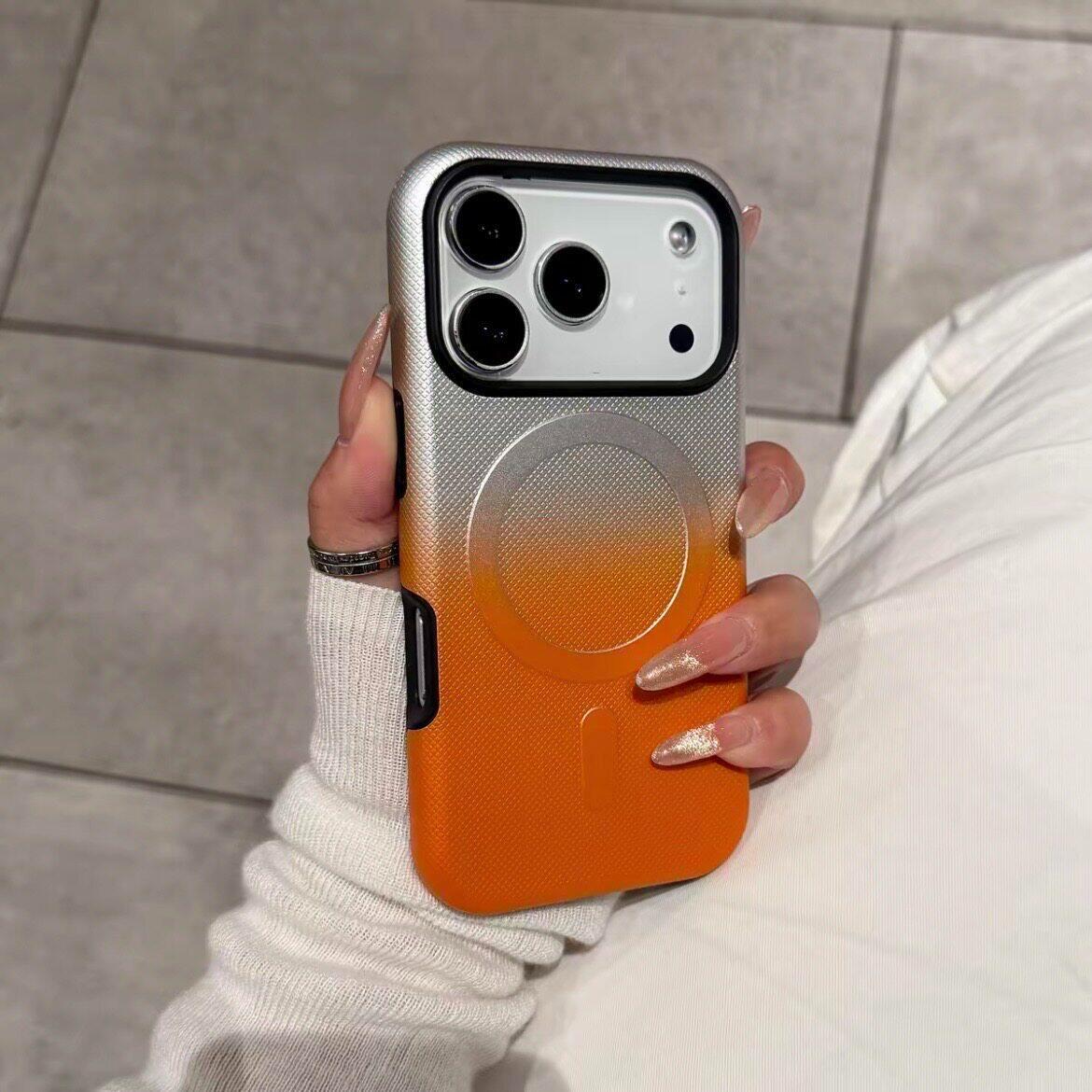 for Gradient Case for For Iphone 17 16 1 14 13 Pro Max Magnetic Shockproof Cover iPhone17