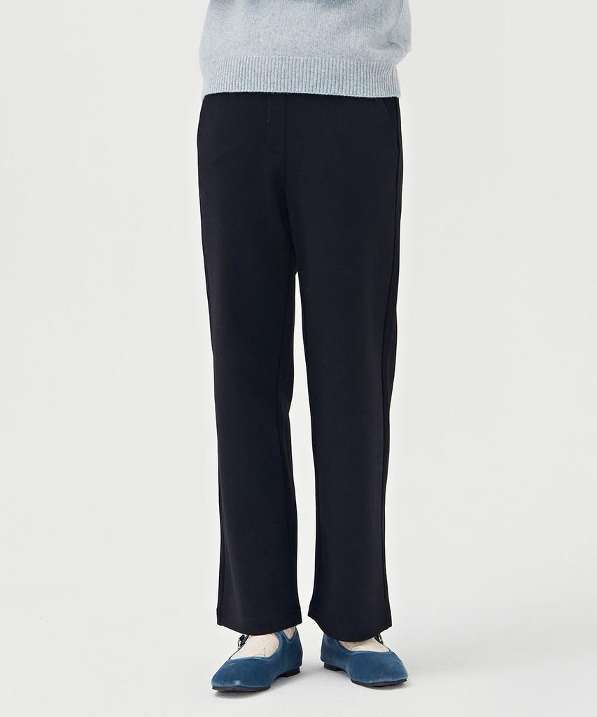 CHASECULT Women'S Brushed Elastic Waist Wide Pants-Bfrg2254D03