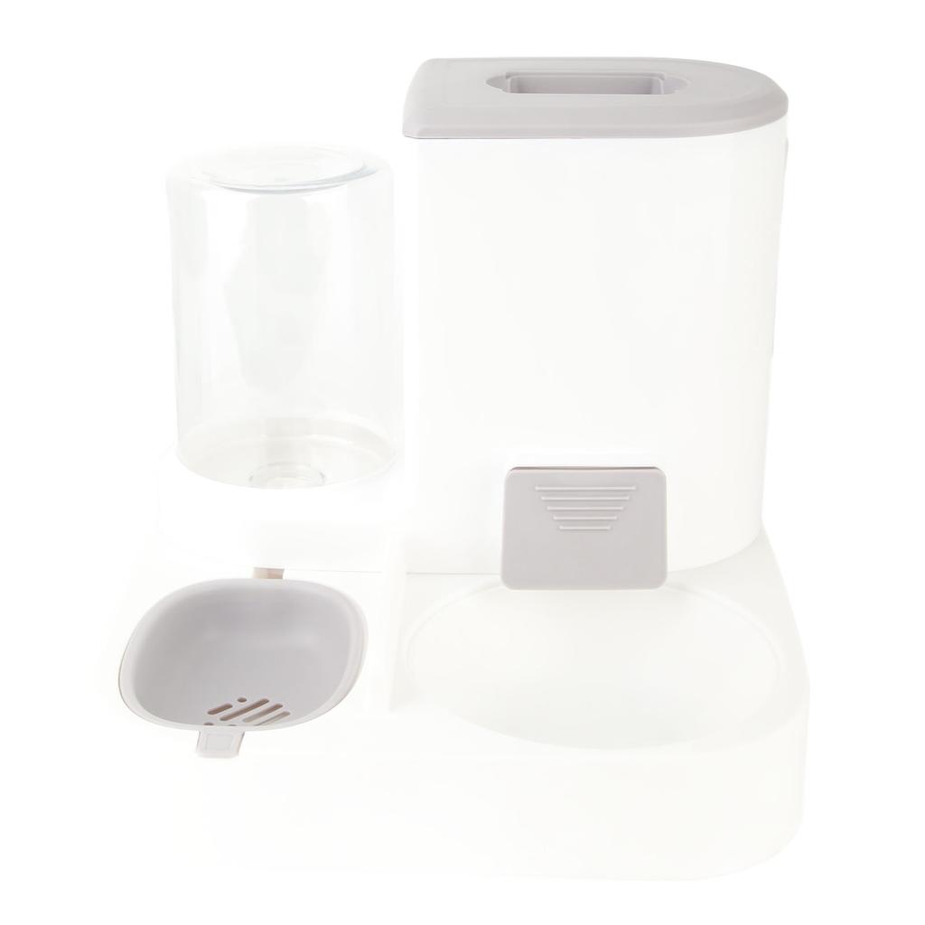 Pet Water and Food Bowls Set Large Capacity Automatic Pet Food and Water Dispenser Double Dog Cat