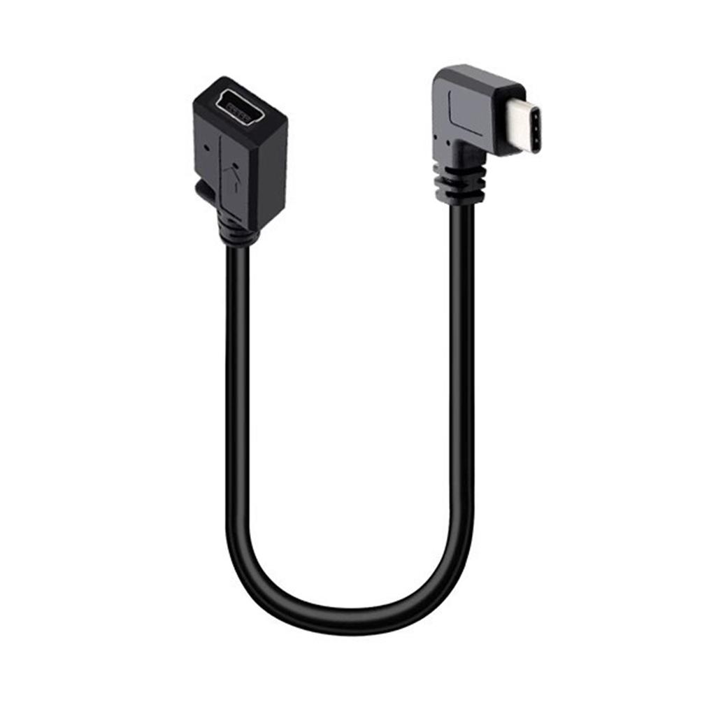 USB 5Pin Buchse auf Typ C Stecker Konvertierungsadapter Kabel Konverter Kabel unterstützt 5V2A Aufladen & 480Mbps Datenübertragung