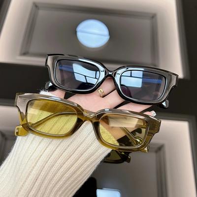 Óculos de Sol Quadrados Retrô Mulheres Homens Marca Designer Moda Óculos de Sol Pretos Masculino Feminino Vintage Lentes Espelhadas