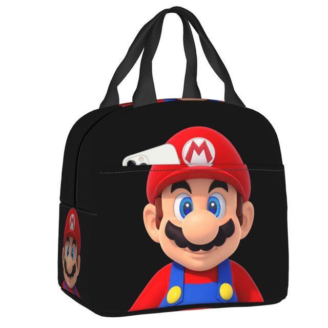 Mario Super Mario Lunch Bag Elementary School Student Insulated Lunch Box Handheld Meal Bag Ice Pack
