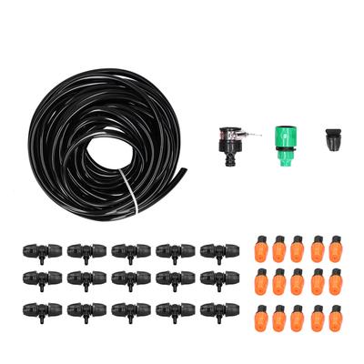 Automatic Watering System Atomizing Mist Sprinkler Nozzles 8 11 Hose Set for Garden Lawn Patio