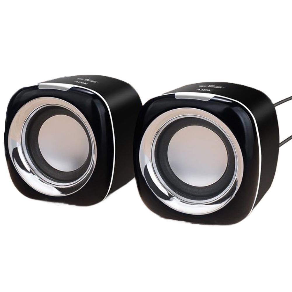 3.5mm Speaker Wired High Volume Stereo Mini Speaker Birthday Gift Wired Small Speaker Home Party