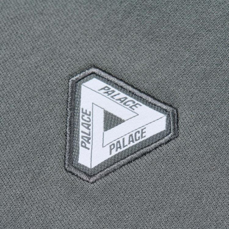 Palace Sofar Zip Hood Slate Unisex Tops Grey P29HD034